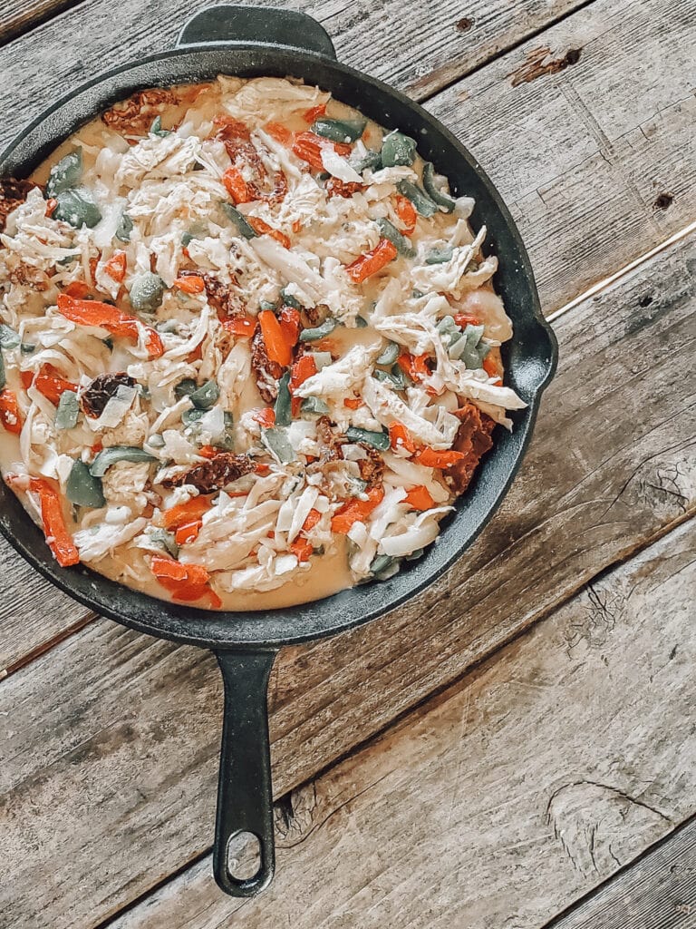 rotisserie chicken skillet