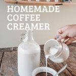 homemade coffee creamer