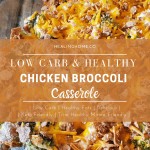 chicken brocccoli casserole with title for pinterest