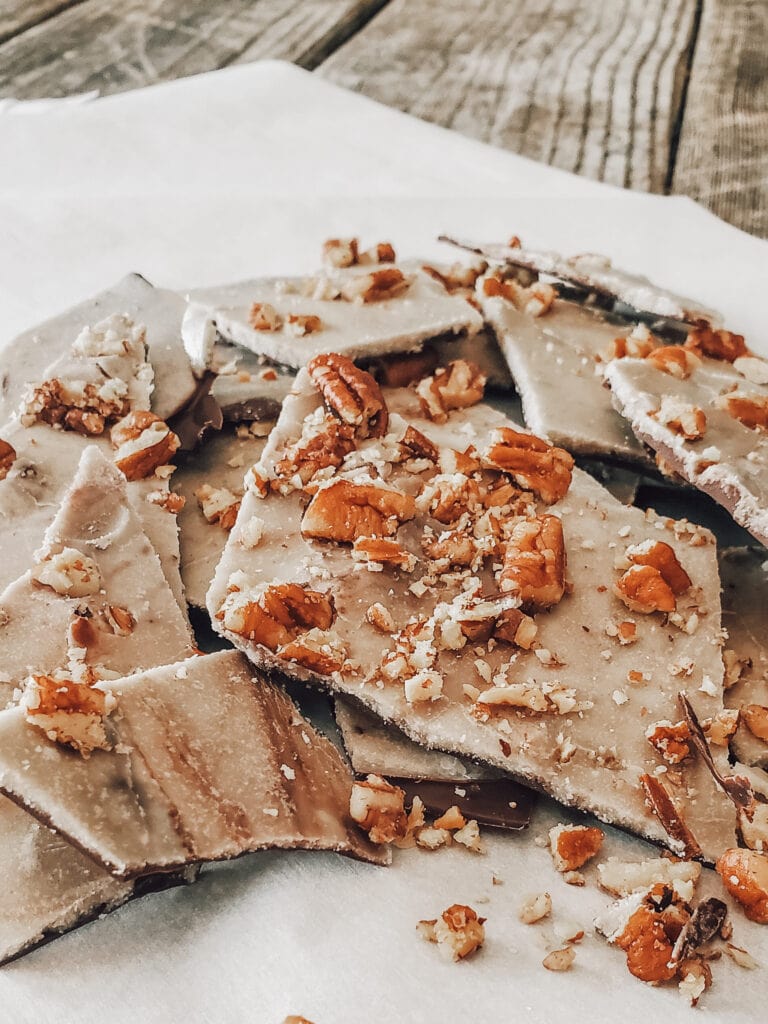 Sugar free pecan brittle