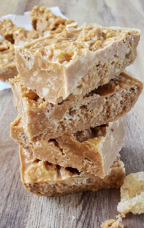 home spun eats no bake pb bars 