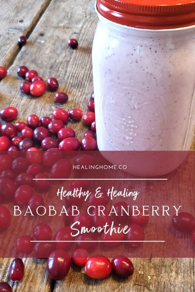 Baobab Cranberry Smoothie