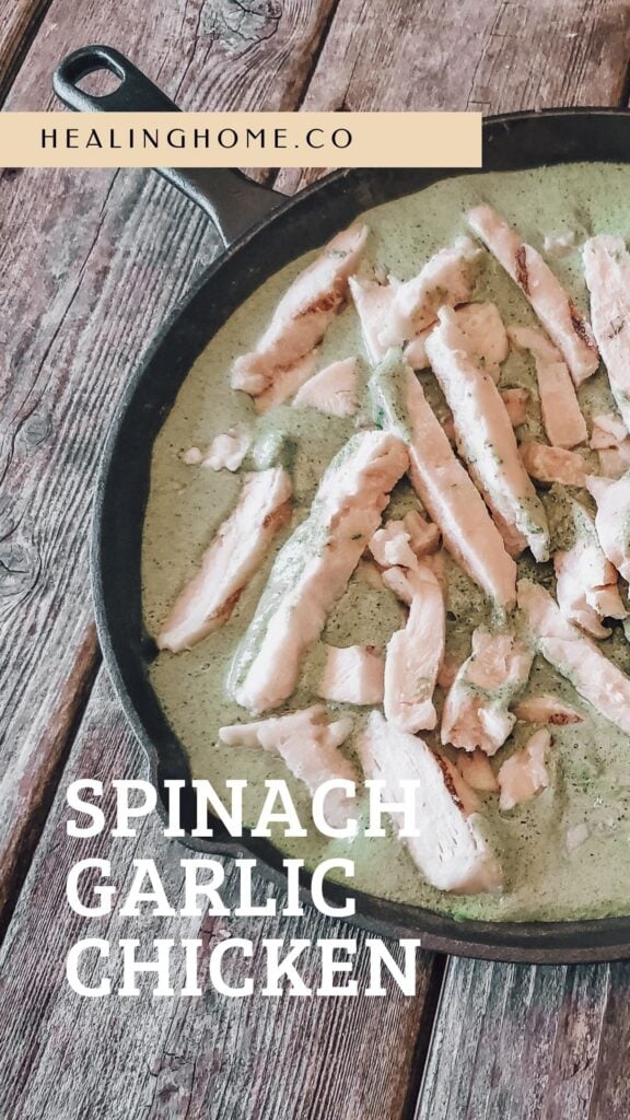 spinach garlic chicken