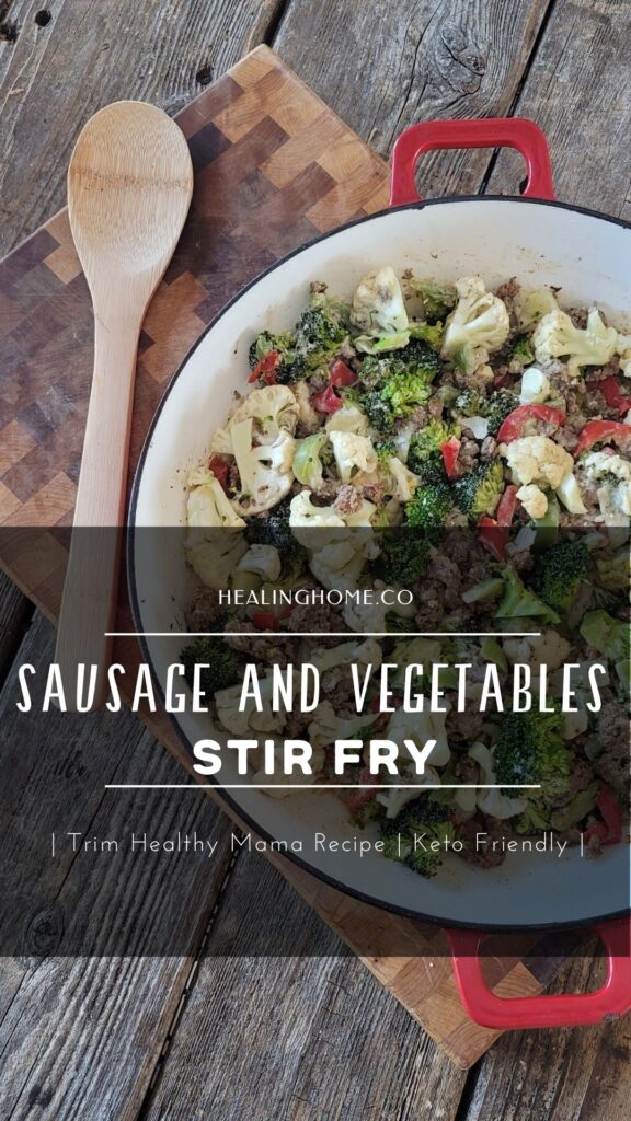 sausage and vegetables stif fry