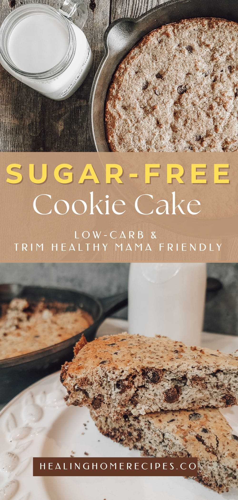 sugar free cookie cake