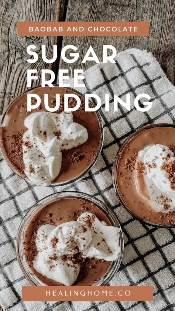 sugar-free pudding for pinterest