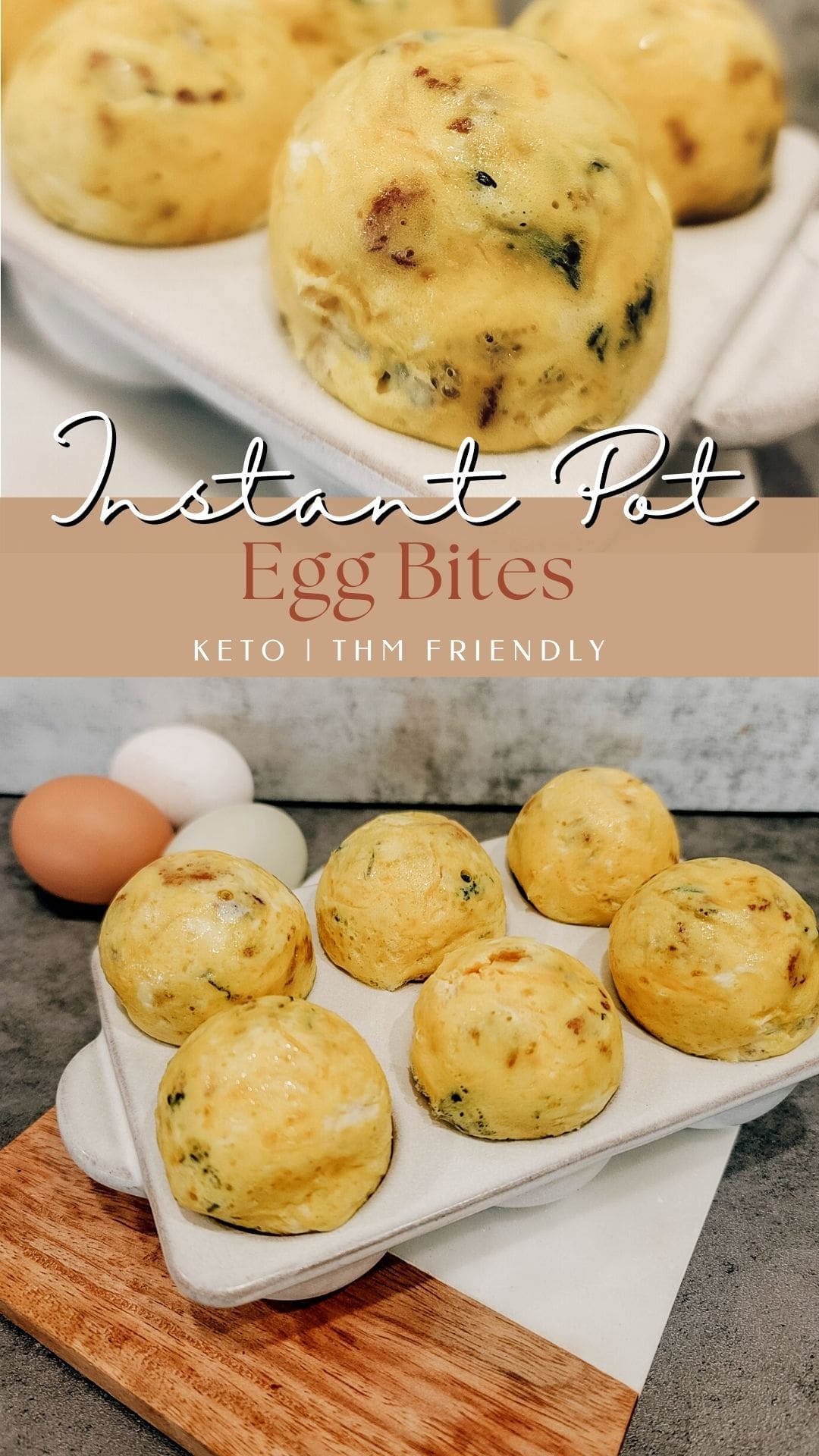 Instant Pot Egg Bites Bacon Gouda Souffl s THM S