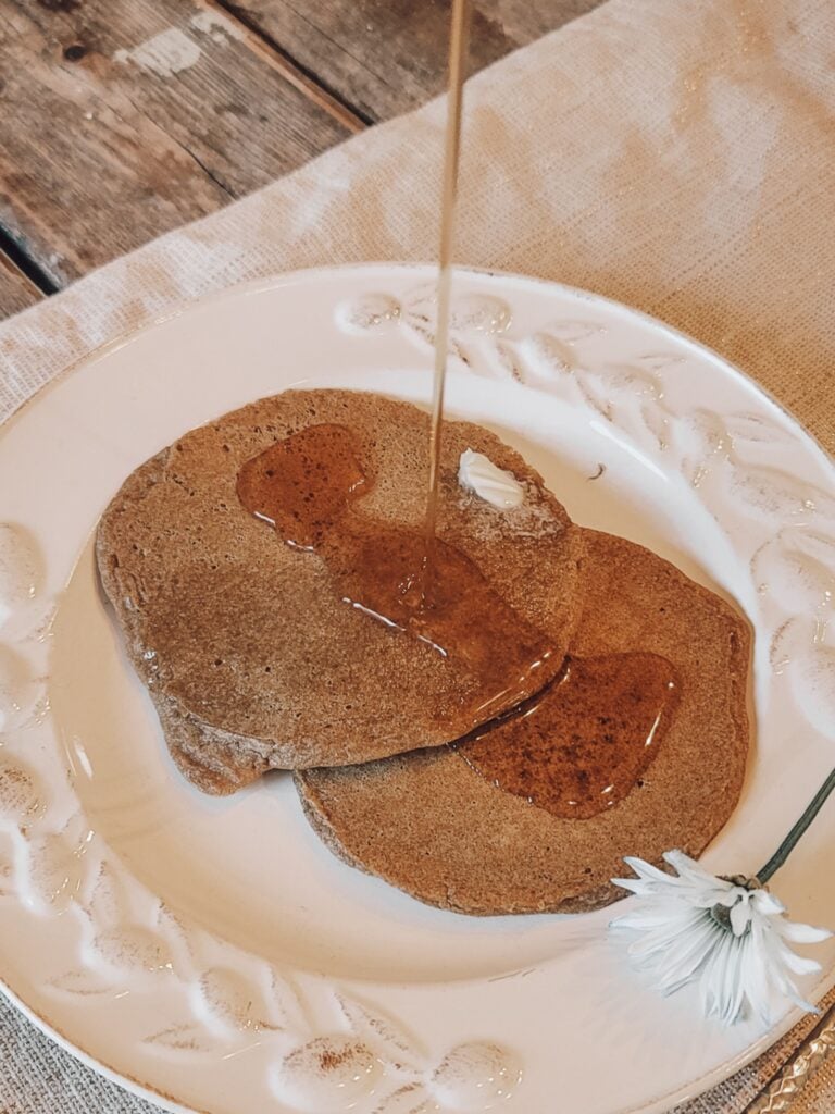Easy Sourdough Einkorn Pancakes Using Sourdough Starter