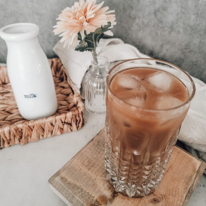 Add ice and give a final stir. Salted Caramel Iced Coffee