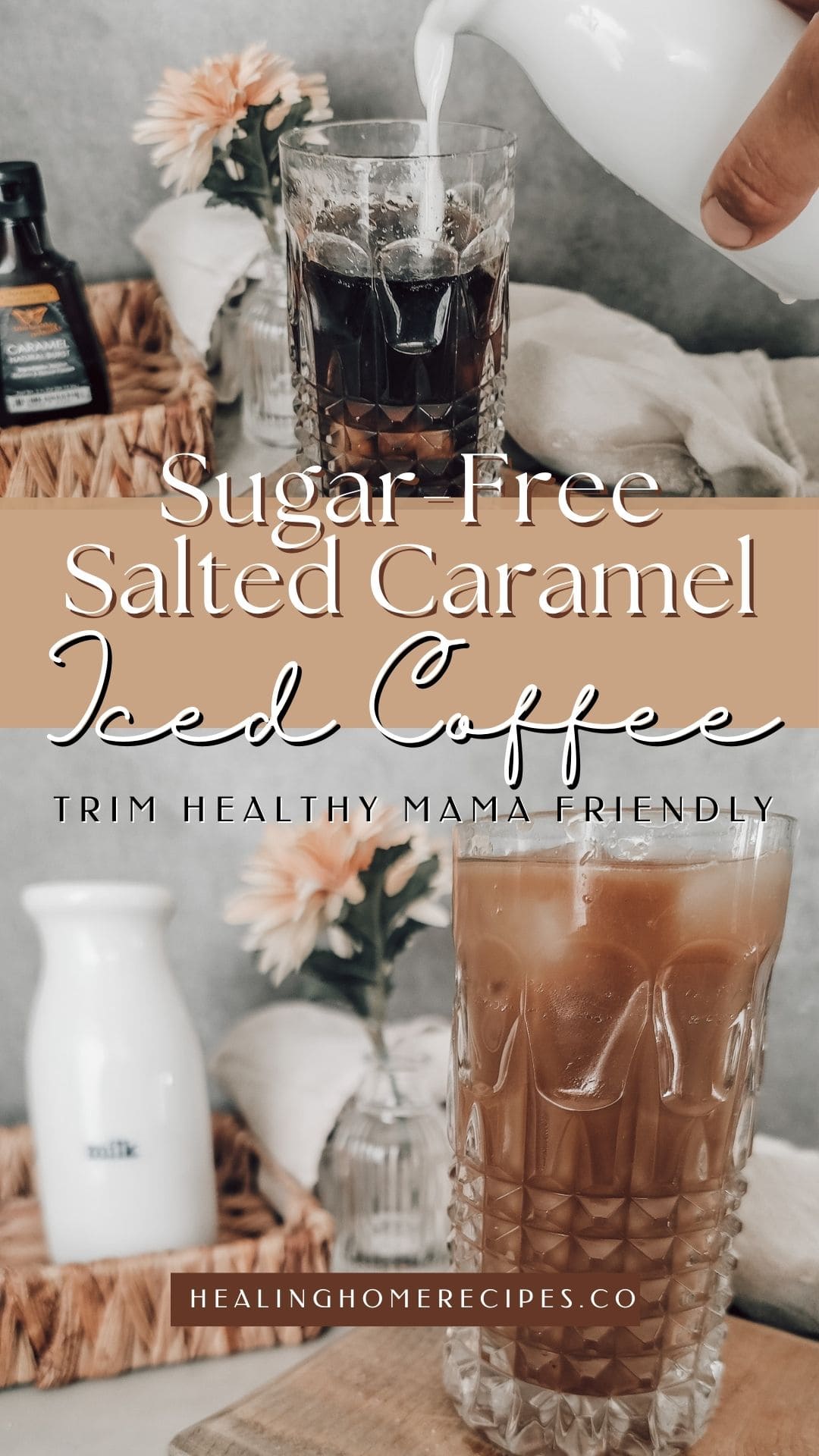 salted caramel iced coffee