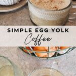egg yolk coffee graphic for pinterest