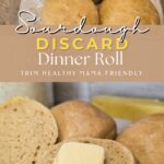 Sourdough discard dinner rolls