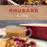 Sourdough Rhubarb Crisp