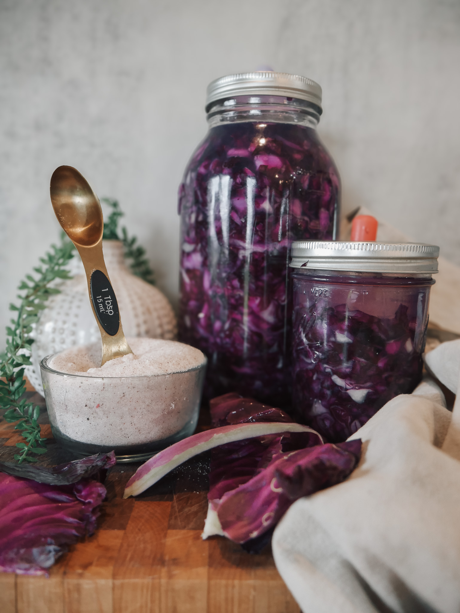 Classic Lacto-Fermented Sauerkraut